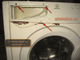 Замена подшипников в стиральной машине Indesit, с не разборным баком