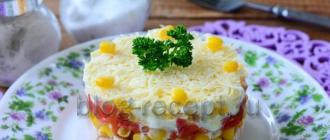 Салат с копченой грудкой: рецепты